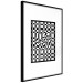 Wall Poster Distorted Checkerboard - black and white geometric abstract 117447 additionalThumb 11