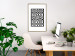 Wall Poster Distorted Checkerboard - black and white geometric abstract 117447 additionalThumb 7