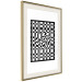 Wall Poster Distorted Checkerboard - black and white geometric abstract 117447 additionalThumb 2