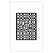 Wall Poster Distorted Checkerboard - black and white geometric abstract 117447 additionalThumb 19