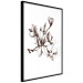 Poster Renaissance Magnolias - black and white composition with delicate flowers 119047 additionalThumb 11