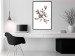 Poster Renaissance Magnolias - black and white composition with delicate flowers 119047 additionalThumb 4