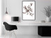 Poster Renaissance Magnolias - black and white composition with delicate flowers 119047 additionalThumb 5