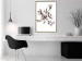Poster Renaissance Magnolias - black and white composition with delicate flowers 119047 additionalThumb 7