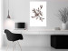 Poster Renaissance Magnolias - black and white composition with delicate flowers 119047 additionalThumb 4
