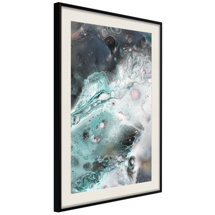 Wall Poster Marine Elements - artistic abstraction in streaks in a modern style 119147 additionalImage 3