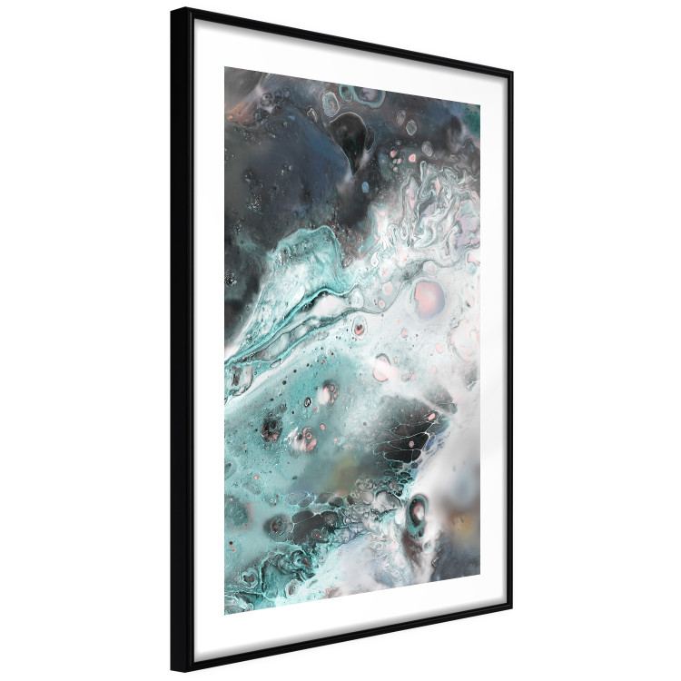 Wall Poster Marine Elements - artistic abstraction in streaks in a modern style 119147 additionalImage 11