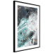 Wall Poster Marine Elements - artistic abstraction in streaks in a modern style 119147 additionalThumb 11