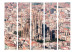 Folding Screen Heart of Barcelona II (5-piece) - panorama with city architecture 124147 additionalThumb 3