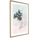 Wall Poster Frozen Twig - plant with dark berries on pastel background 124947 additionalThumb 8