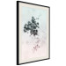 Wall Poster Frozen Twig - plant with dark berries on pastel background 124947 additionalThumb 3