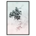 Wall Poster Frozen Twig - plant with dark berries on pastel background 124947 additionalThumb 24