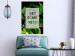 Wall Poster Get Some Rest - English inscriptions in a white frame on a botanical background 127147 additionalThumb 2
