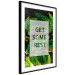 Wall Poster Get Some Rest - English inscriptions in a white frame on a botanical background 127147 additionalThumb 6