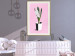Wall Poster Floral Delicacy - plant in a pot on a pink pastel background 127247 additionalThumb 22