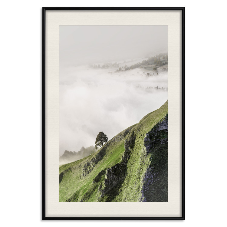 Wall Poster Tree Above the Clouds - mountain landscape of a cliff and trees above the clouds 130347 additionalImage 19