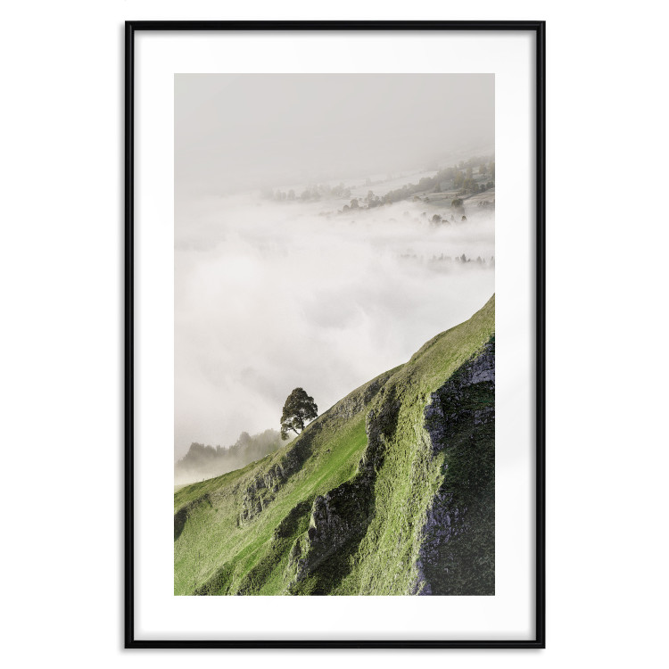 Wall Poster Tree Above the Clouds - mountain landscape of a cliff and trees above the clouds 130347 additionalImage 15