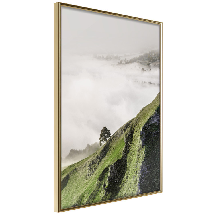 Wall Poster Tree Above the Clouds - mountain landscape of a cliff and trees above the clouds 130347 additionalImage 12