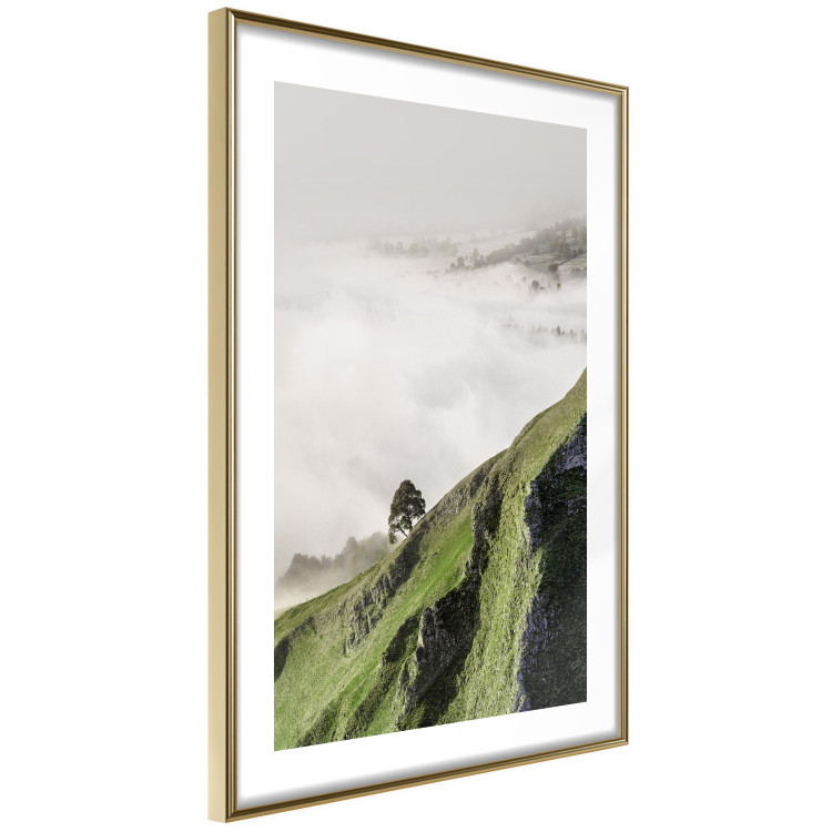 Wall Poster Tree Above the Clouds - mountain landscape of a cliff and trees above the clouds 130347 additionalImage 9