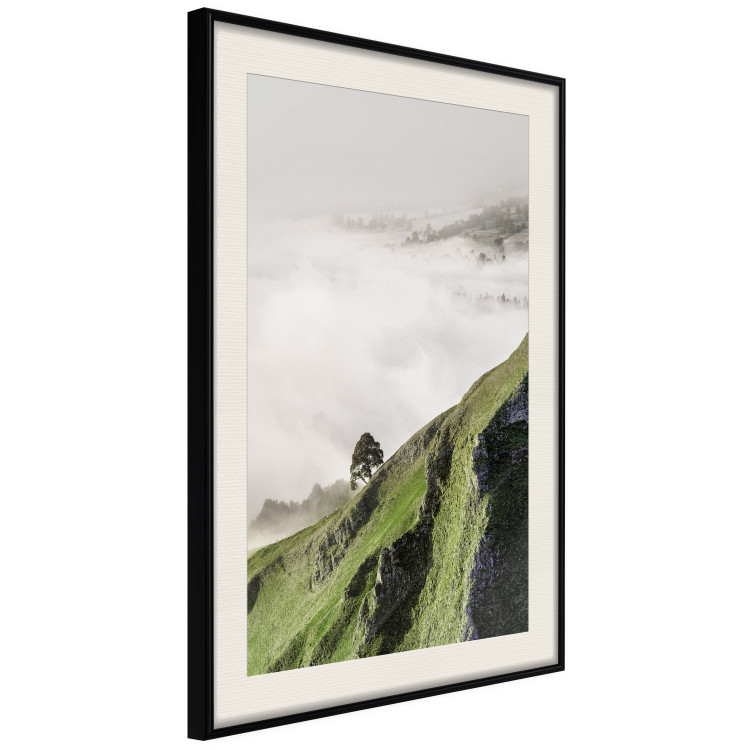 Wall Poster Tree Above the Clouds - mountain landscape of a cliff and trees above the clouds 130347 additionalImage 2