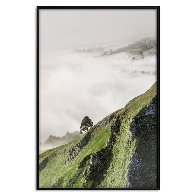 Wall Poster Tree Above the Clouds - mountain landscape of a cliff and trees above the clouds 130347 additionalImage 18