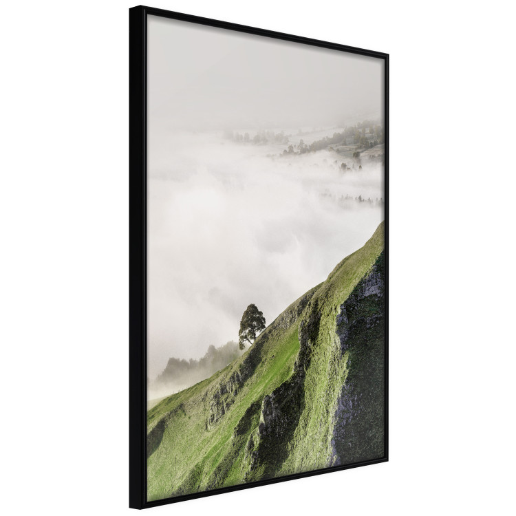 Wall Poster Tree Above the Clouds - mountain landscape of a cliff and trees above the clouds 130347 additionalImage 11