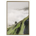 Wall Poster Tree Above the Clouds - mountain landscape of a cliff and trees above the clouds 130347 additionalThumb 21