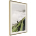 Wall Poster Tree Above the Clouds - mountain landscape of a cliff and trees above the clouds 130347 additionalThumb 3