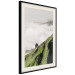Wall Poster Tree Above the Clouds - mountain landscape of a cliff and trees above the clouds 130347 additionalThumb 2