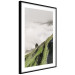 Wall Poster Tree Above the Clouds - mountain landscape of a cliff and trees above the clouds 130347 additionalThumb 6