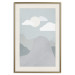 Wall Poster Mountain Adventure - mountain landscape with sky and cloud in gray tones 130547 additionalThumb 20
