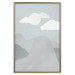 Wall Poster Mountain Adventure - mountain landscape with sky and cloud in gray tones 130547 additionalThumb 17