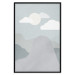 Wall Poster Mountain Adventure - mountain landscape with sky and cloud in gray tones 130547 additionalThumb 18