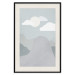Wall Poster Mountain Adventure - mountain landscape with sky and cloud in gray tones 130547 additionalThumb 19