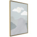 Wall Poster Mountain Adventure - mountain landscape with sky and cloud in gray tones 130547 additionalThumb 10