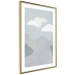 Wall Poster Mountain Adventure - mountain landscape with sky and cloud in gray tones 130547 additionalThumb 9
