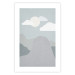 Wall Poster Mountain Adventure - mountain landscape with sky and cloud in gray tones 130547 additionalThumb 19