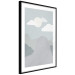 Wall Poster Mountain Adventure - mountain landscape with sky and cloud in gray tones 130547 additionalThumb 14
