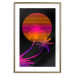 Wall Poster Palm at Sunrise - landscape of the sun and palm trees in an abstract motif 131847 additionalThumb 14