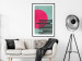 Poster Pink Sun - colorful geometric figures in an abstract motif 134447 additionalThumb 22
