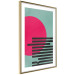 Poster Pink Sun - colorful geometric figures in an abstract motif 134447 additionalThumb 9