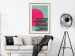 Poster Pink Sun - colorful geometric figures in an abstract motif 134447 additionalThumb 24