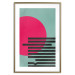 Poster Pink Sun - colorful geometric figures in an abstract motif 134447 additionalThumb 16