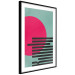 Poster Pink Sun - colorful geometric figures in an abstract motif 134447 additionalThumb 8