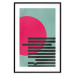 Poster Pink Sun - colorful geometric figures in an abstract motif 134447 additionalThumb 17