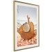 Poster Beach Hammock - summer landscape with a resting woman against the sea 136047 additionalThumb 3