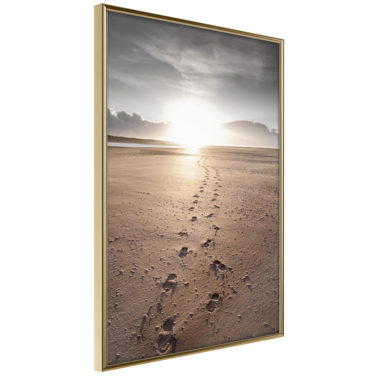 Wall Poster Our Path - landscape of a vast beach against the glow of a setting sun 138047 additionalImage 10