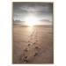 Wall Poster Our Path - landscape of a vast beach against the glow of a setting sun 138047 additionalThumb 25