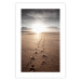 Wall Poster Our Path - landscape of a vast beach against the glow of a setting sun 138047 additionalThumb 26