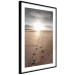 Wall Poster Our Path - landscape of a vast beach against the glow of a setting sun 138047 additionalThumb 5